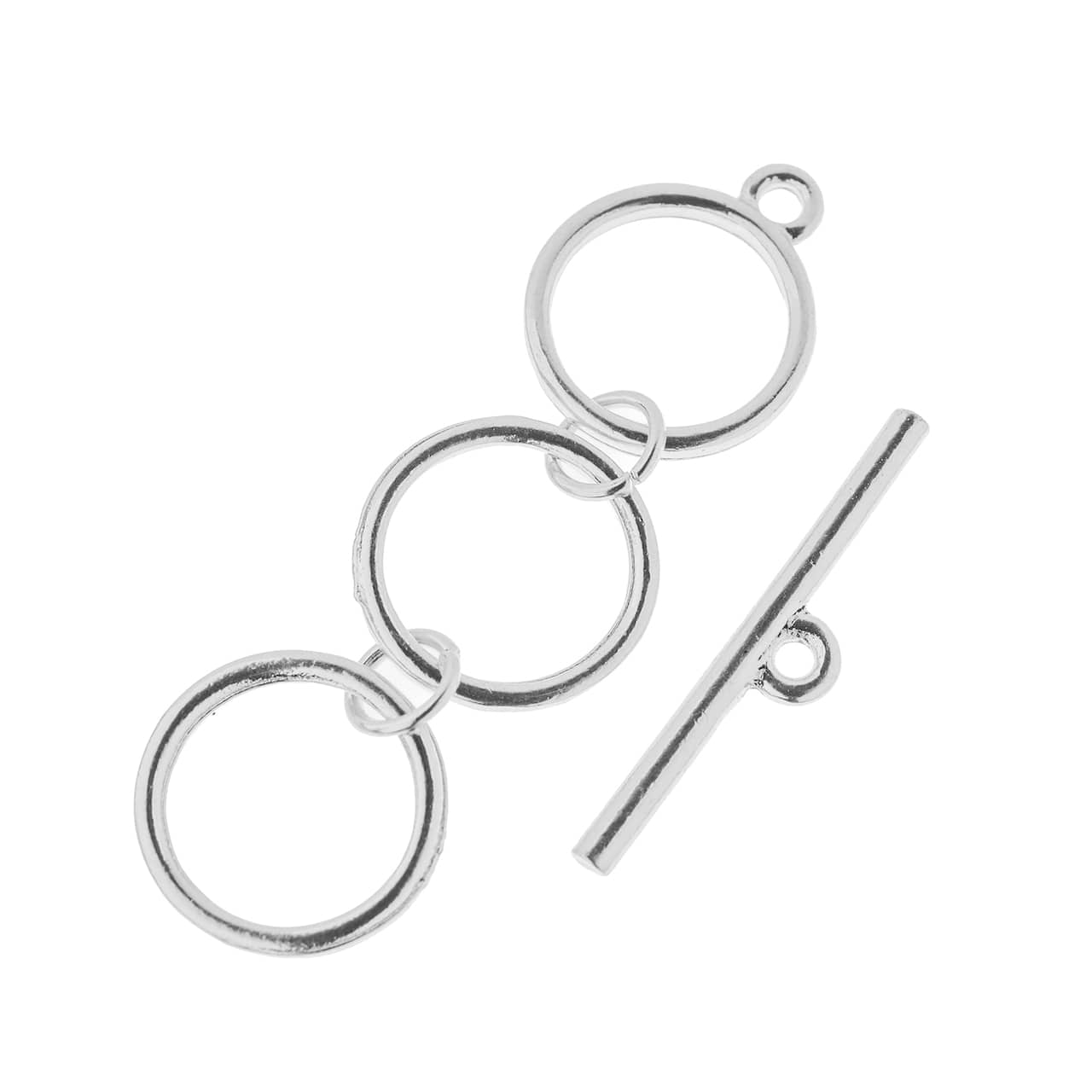 John Bead Must Have Findings 12mm 3-Ring Toggle Clasps, 3ct.